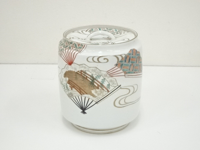 水指、縄簾、一重口、加藤春永作、ほり30番